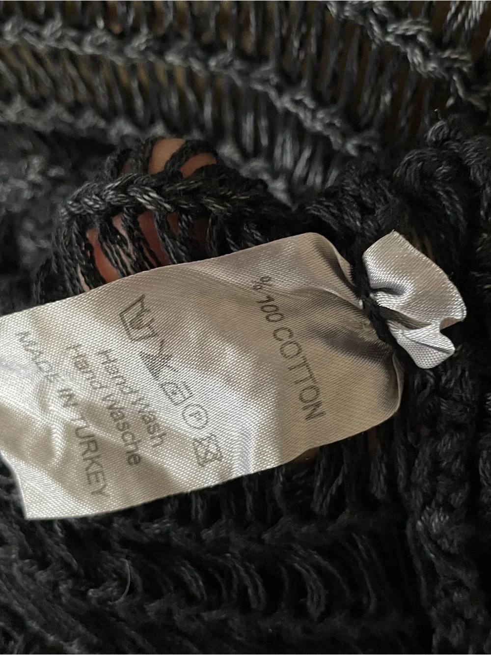 Open-Knit Black Women's Poncho‎ Shrug - Lightweight Layering